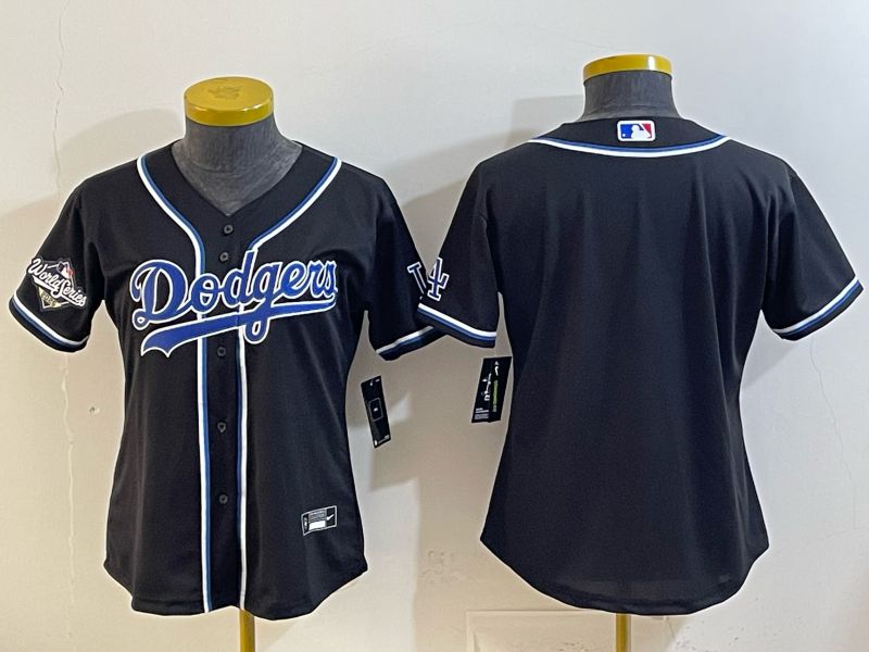 Youth 2026 Los Angeles Dodgers Blank Black Game Nike MLB Jersey style 003